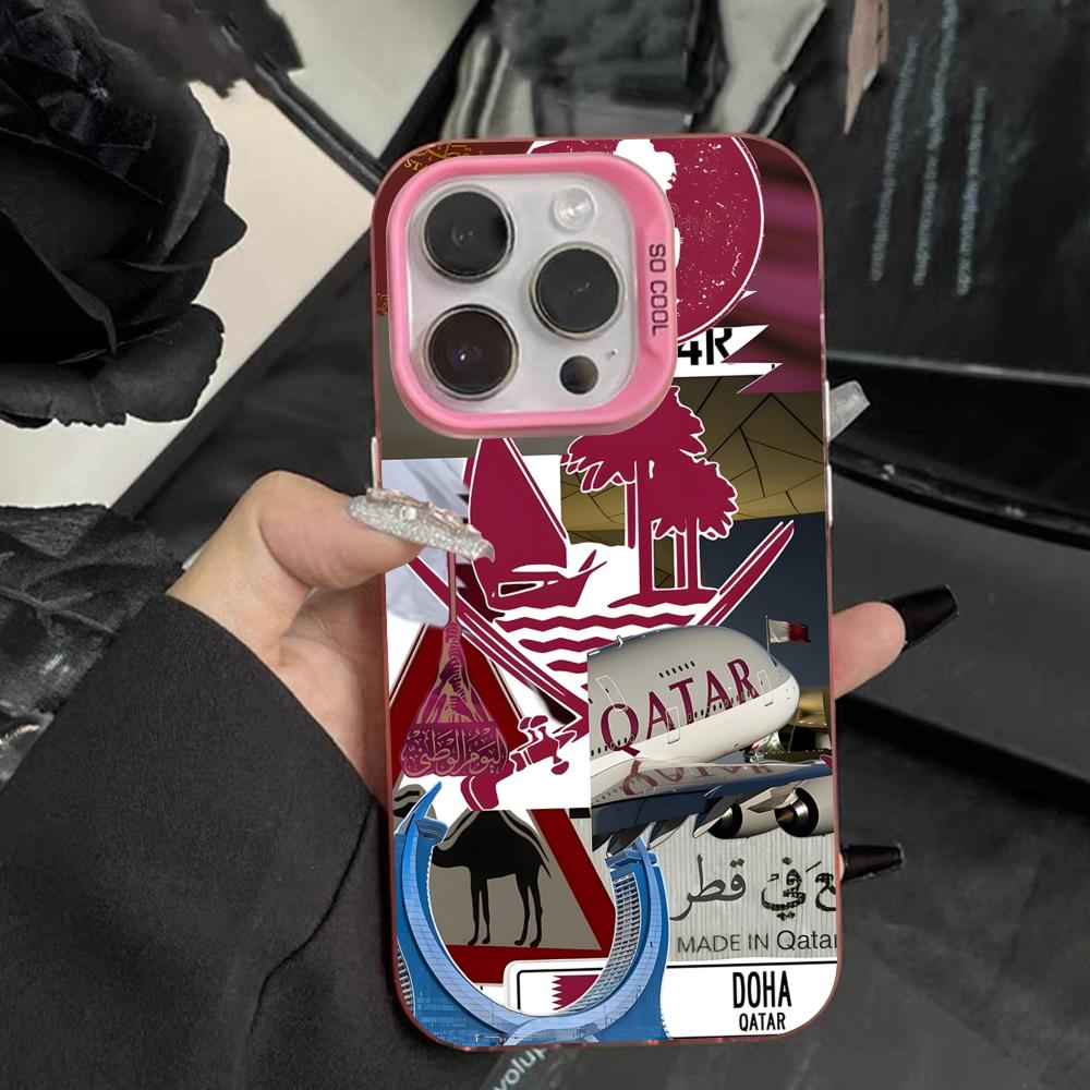 Phone Cases Qatar - Прозрачный розовый чехол для телефона с