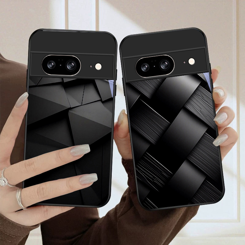 Phone Cases Google Pixel 7 - Черный стеклянный чехол для телефона с
