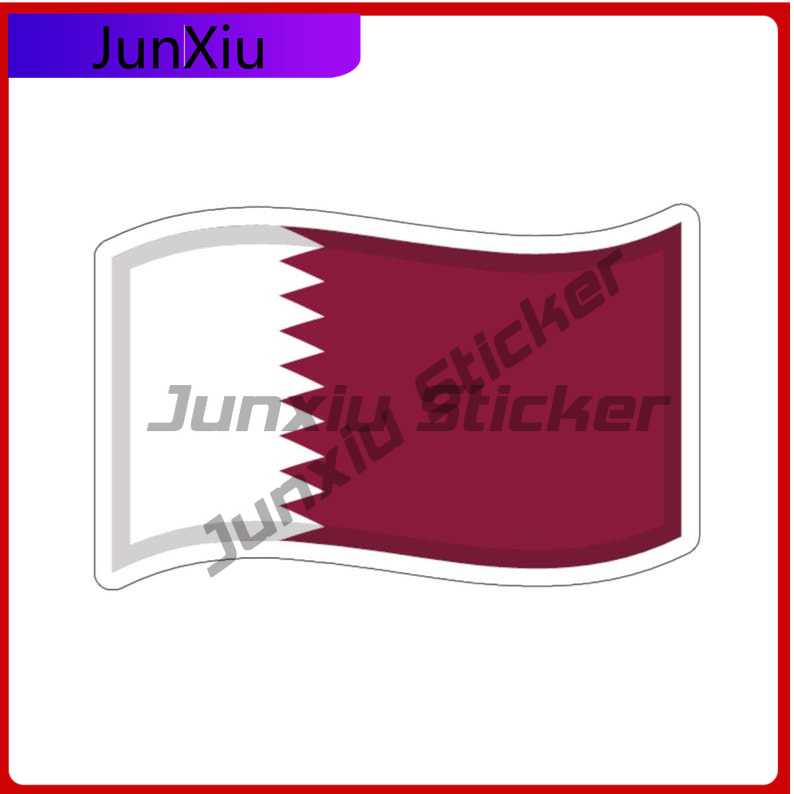Phone Cases Qatar - Наклейка с флагом Катара, наклейки Qatari,