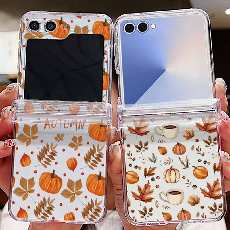 Phone Cases Z Flip 6 - Чехол для телефона с узором кленового