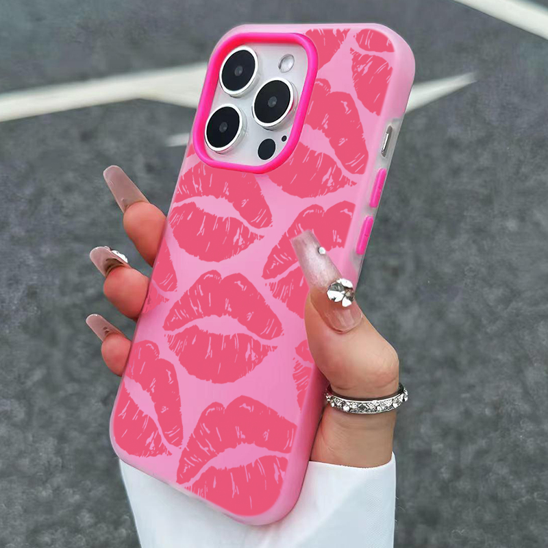 Phone Cases Girls - Сексуальная девушка с розовым рисунком губ