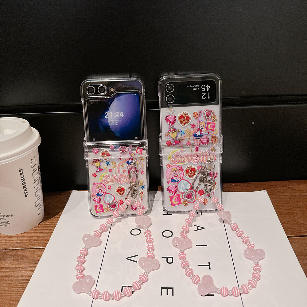 Phone Cases Z Flip 6 - Милый мультяшный чехол для телефона в