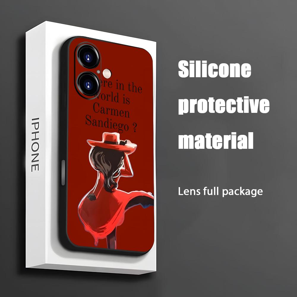 Phone Cases For Iphone 16 - Чехол для телефона Hot Carmen Sandiego