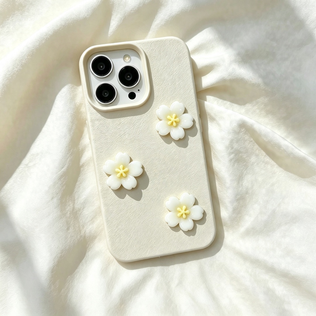 Phone Cases Girly - Нежный 3D-чехол с вишневым цветом для