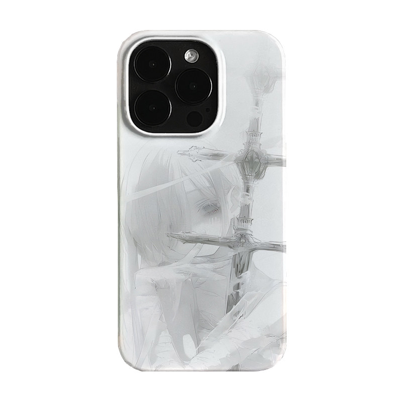 Phone Cases Girly - Красивый аниме-чехол с девушкой и мечом,