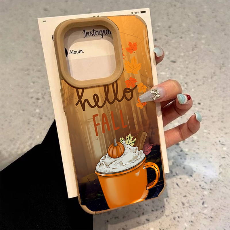 Phone Cases Xr - Ретро-чехол для телефона с кленовым листом
