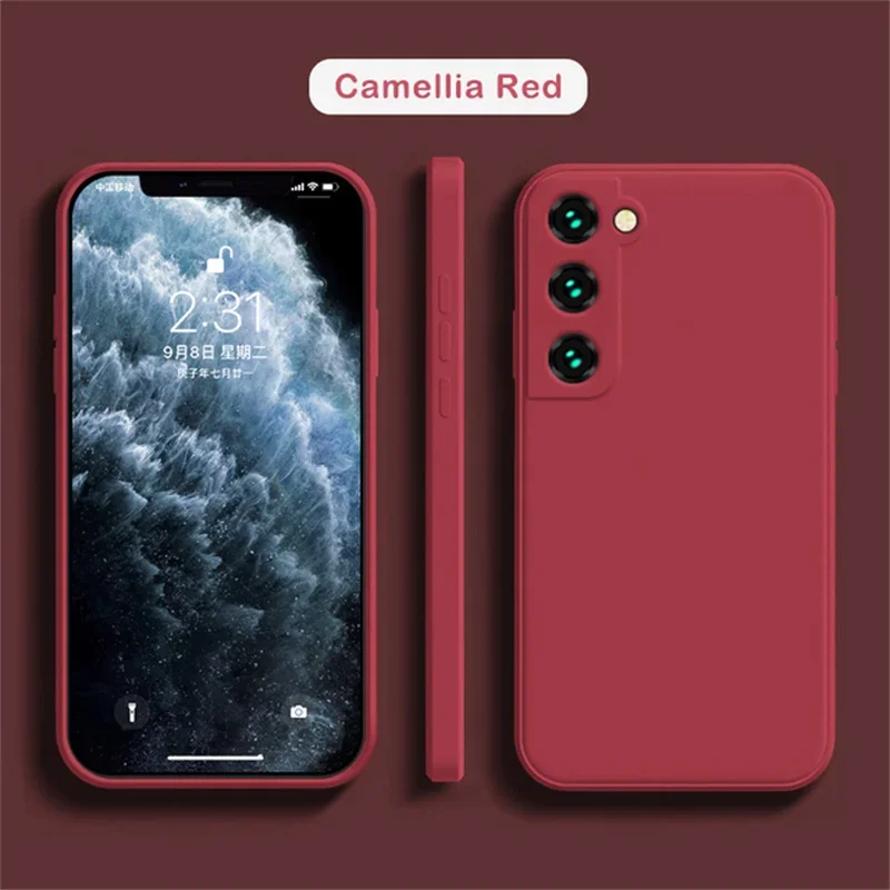 Phone Cases Burga - Мягкий жидкий силиконовый чехол для Samsung