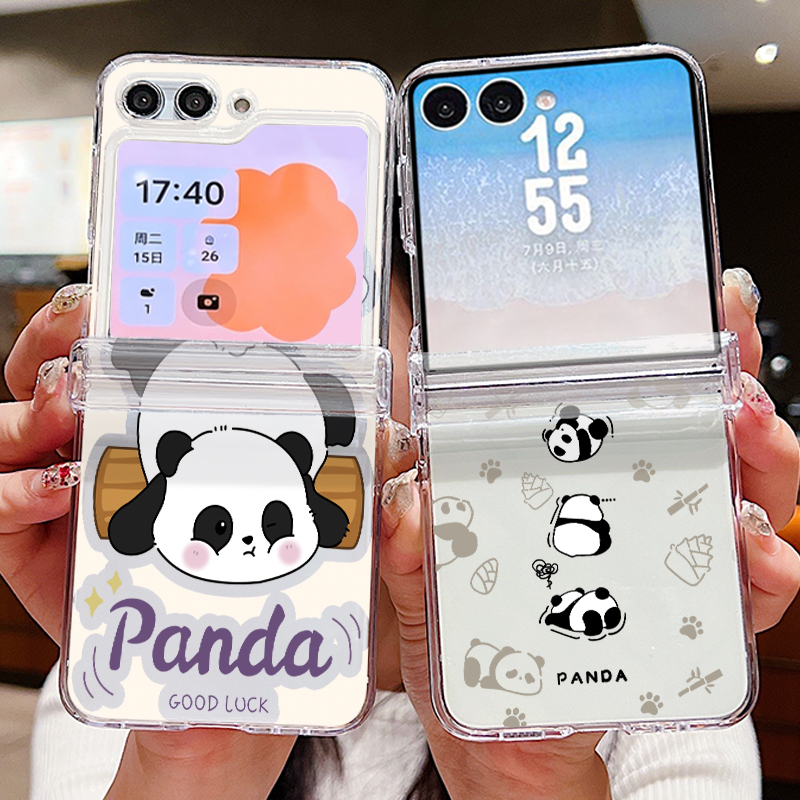 Phone Cases Z Flip 6 - Чехол для телефона с рисунком панды