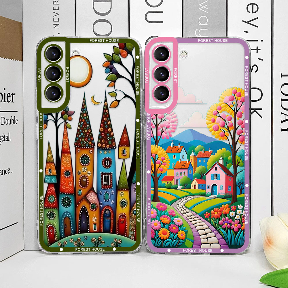 Hand Painted Forest House Clea – обзор и цена Phone Cases Burga