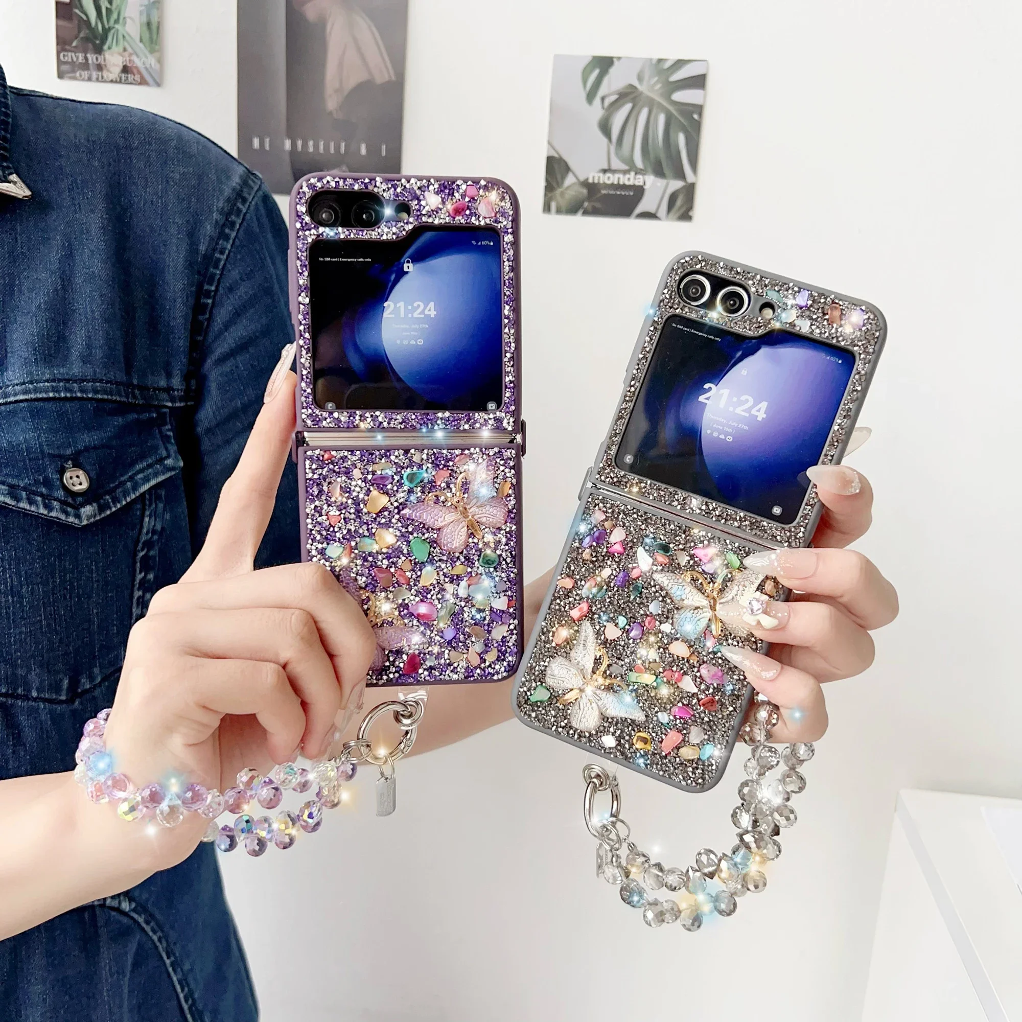 Роскошный блестящий чехол для  – обзор и цена Phone Cases Z Flip 6