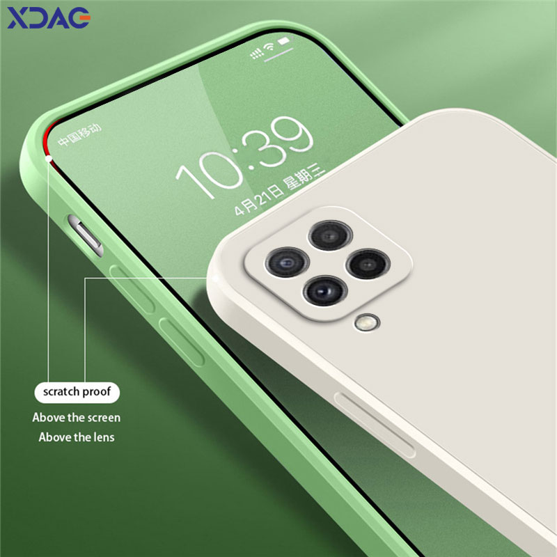 Квадратный жидкий силиконовый  – обзор и цена Phone Cases Burga
